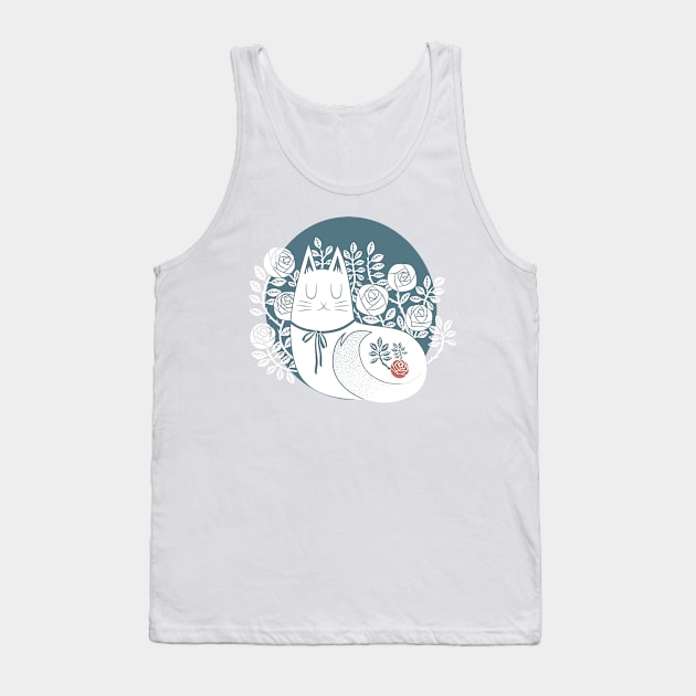 Content cat Tank Top by AV